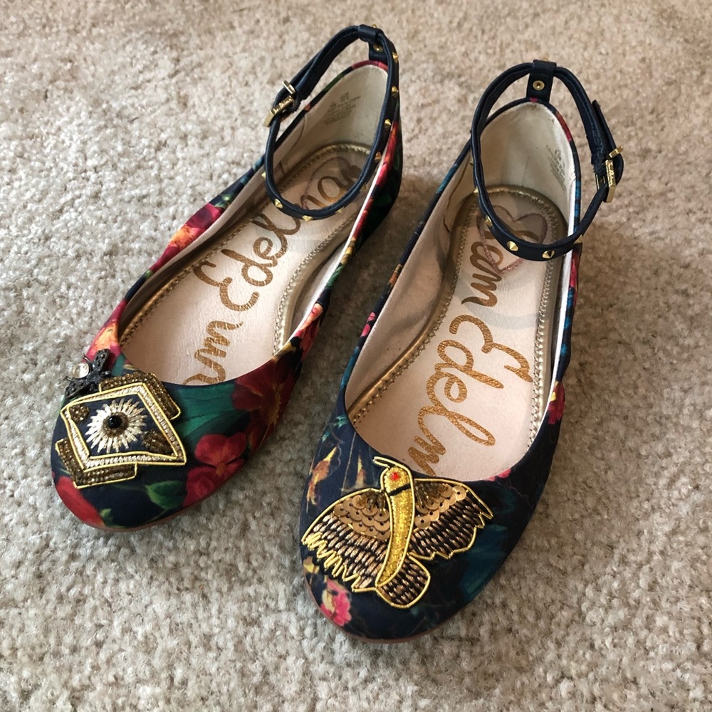Sam Edelman Ferrara 2 Evil Eye Bird Flats
